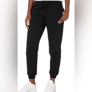 UGG Joggers black cotton fleece drawstring pockets size small.